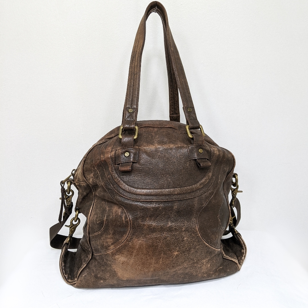 🦄 RARE Lululemon Genuine Cowhide Weekender Bag
